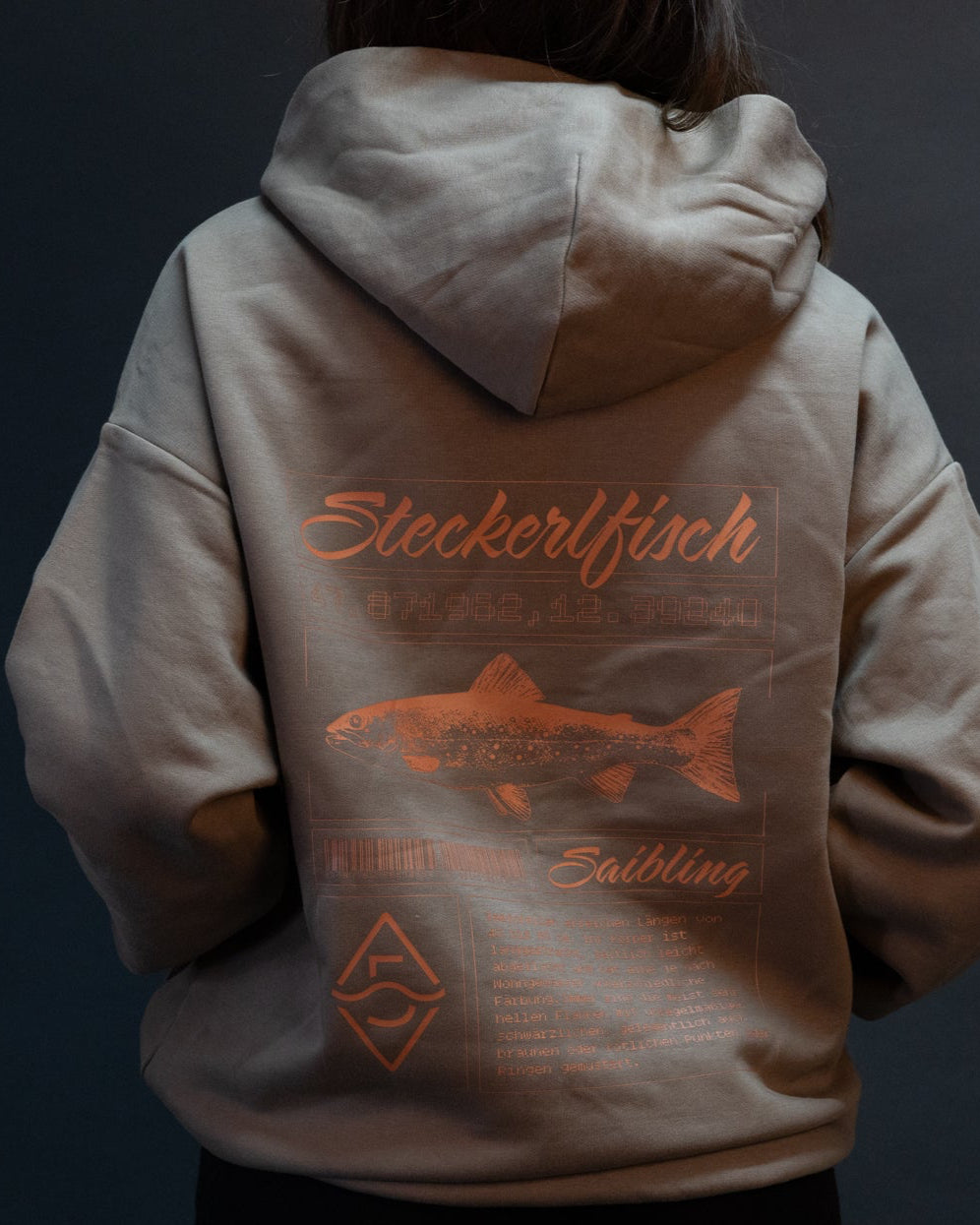 Hoodie "Steckerlfisch" Driftwood