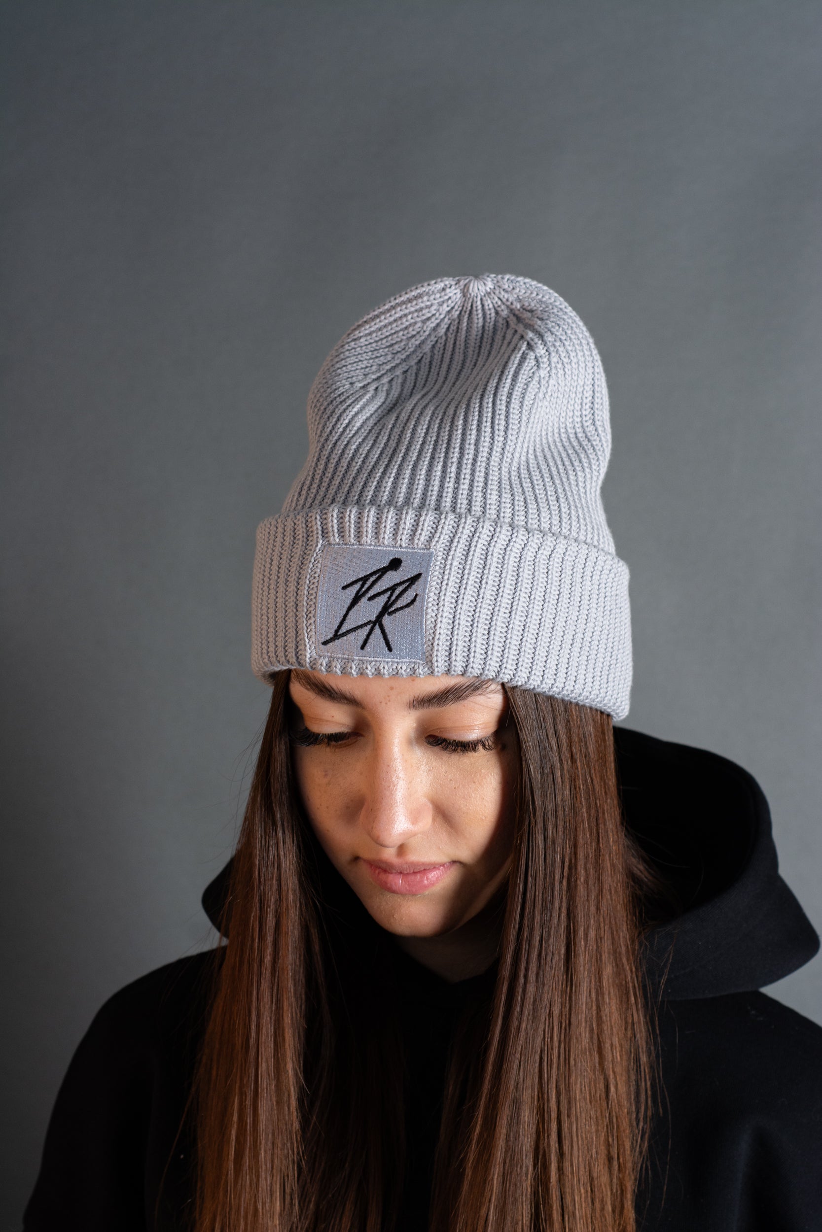 Beanie "Hille" Heavy Rip grey