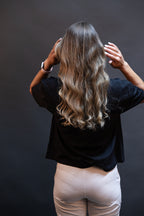 Cropped T-Shirt "Adopt don't Shop"