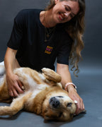 Cropped T-Shirt "Adopt don't Shop"