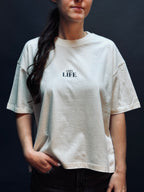 T-Shirt cropped "Mondschein Magnolie"