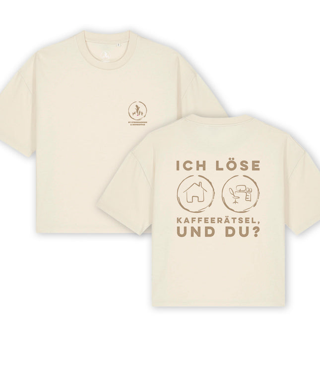 Cropped T-Shirt "Kaffeerätsel"