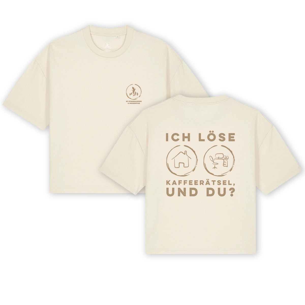 Cropped T-Shirt "Kaffeerätsel"