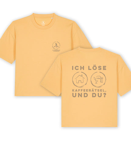 Cropped T-Shirt "Kaffeerätsel"