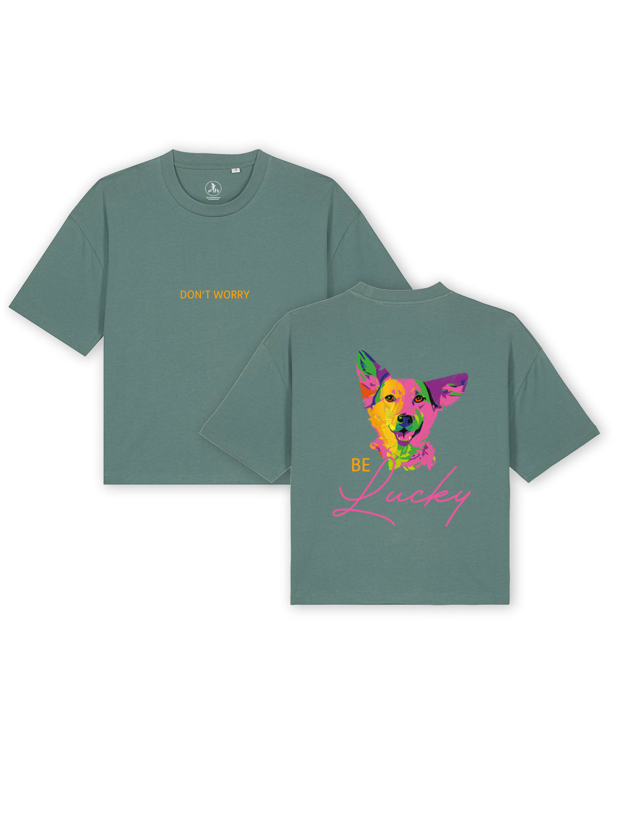 Cropped T-Shirt "Lucky"