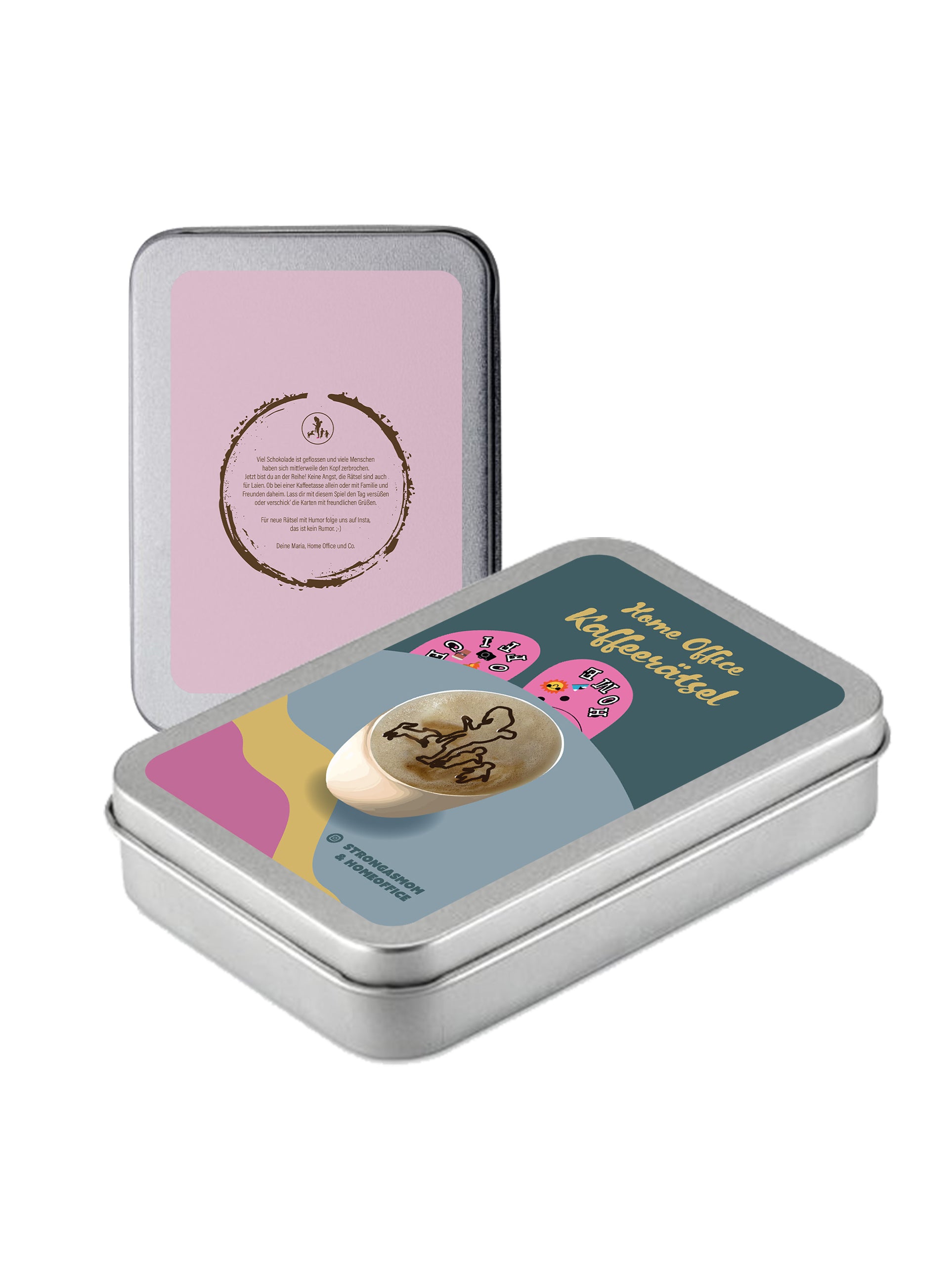 Home office "Kaffeerätsel" Spielset inkl. Postkarten