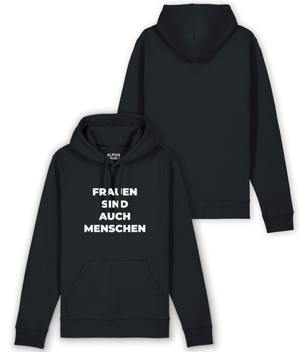 Hoodie "Frauen sind auch Menschen"