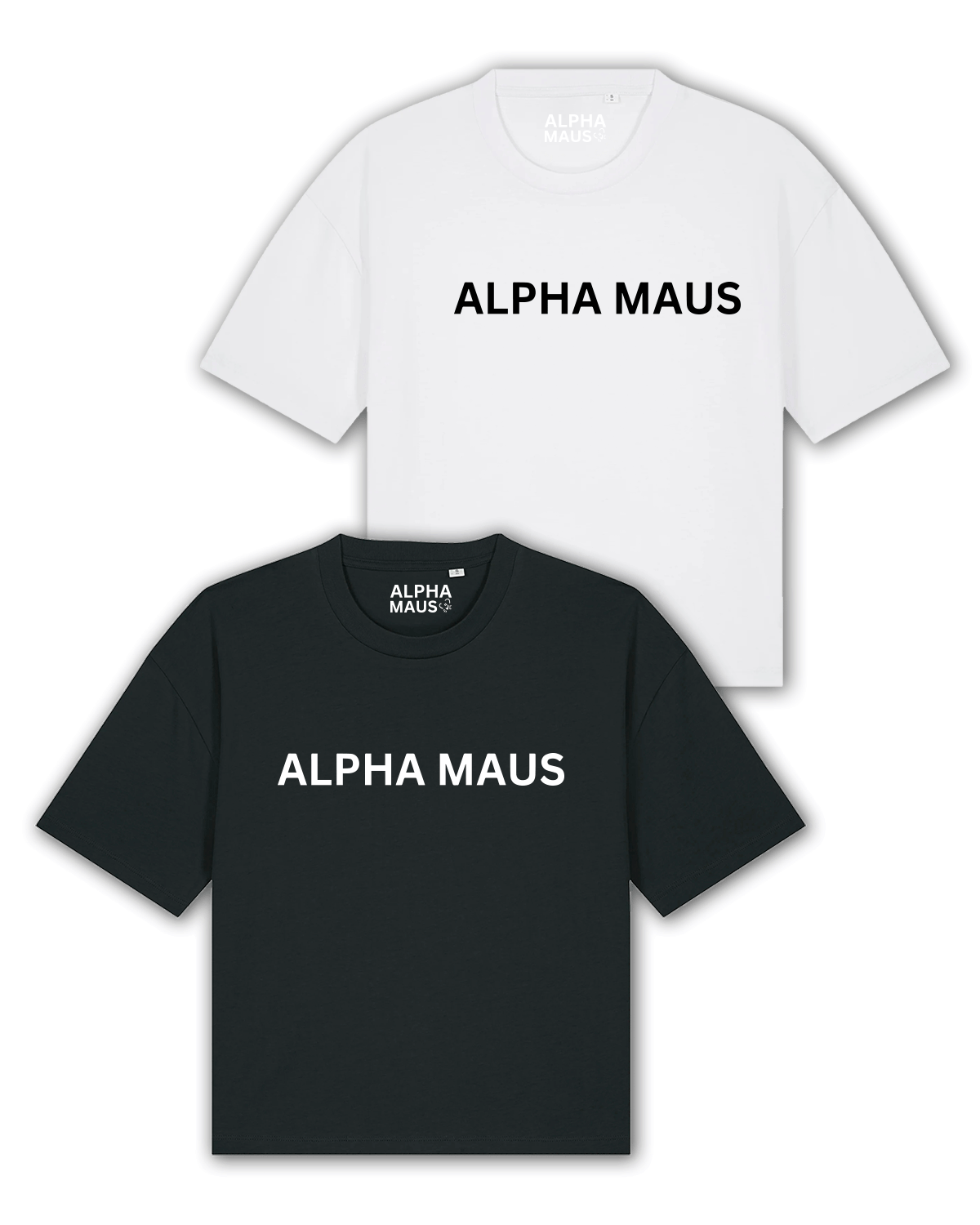 T-Shirt "Alpha Maus" cropped
