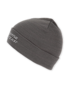 Beanie "Naturverliebt" fine knit grey