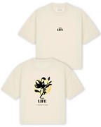 T-Shirt cropped "Mondschein Magnolie"