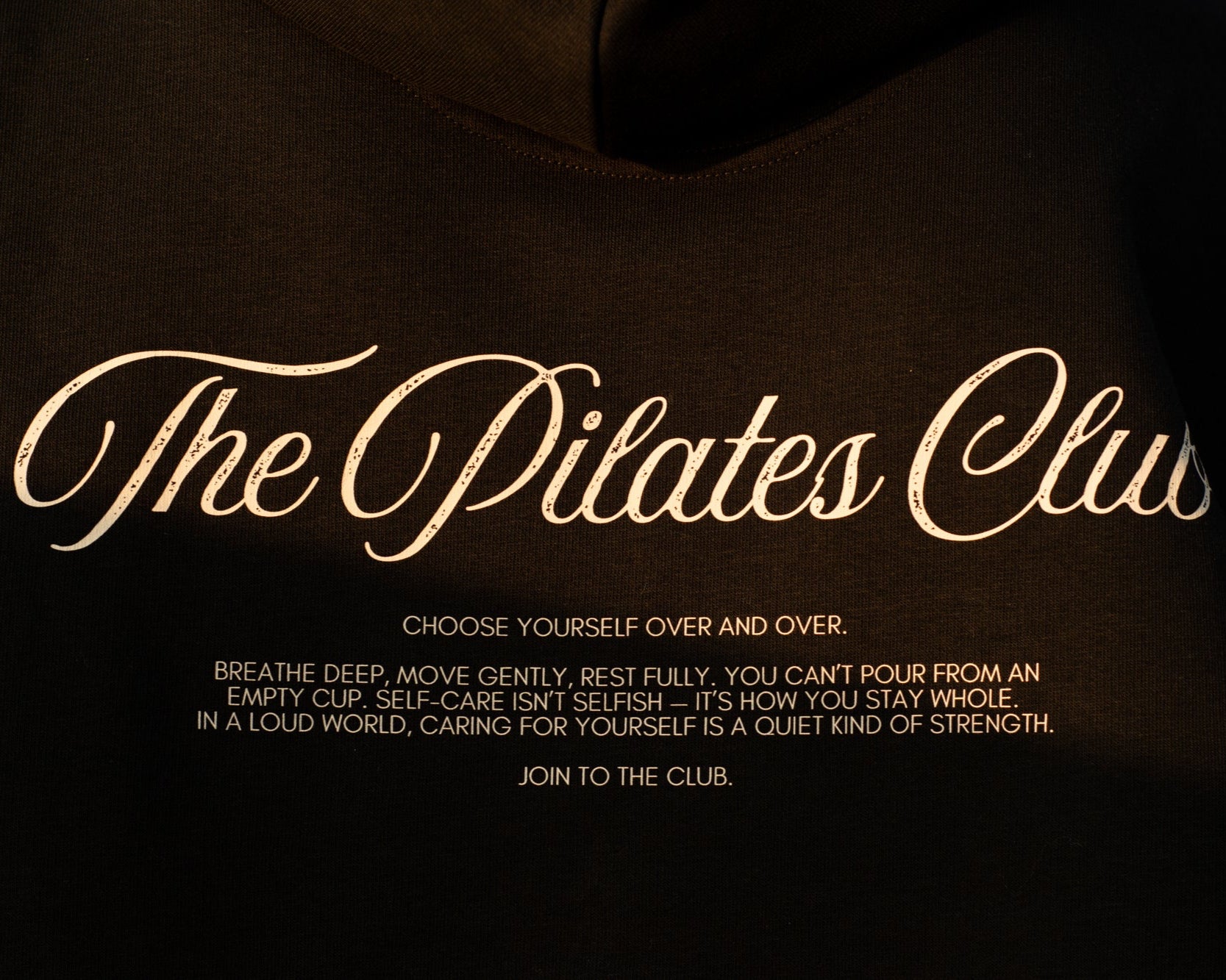 Hoodie "The Pilates Club"