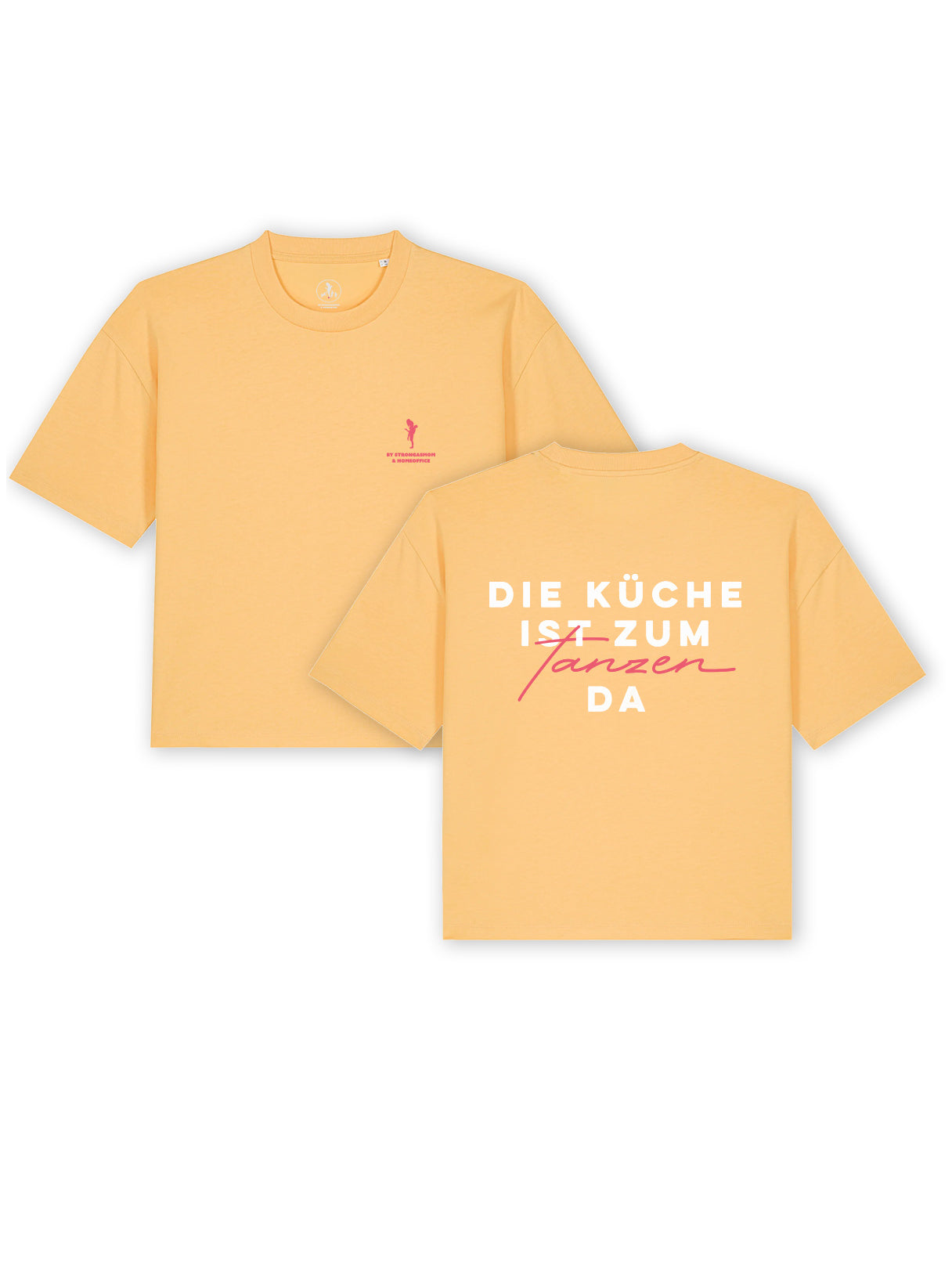 Cropped T-Shirt "Die Küche ist zum Tanzen da"